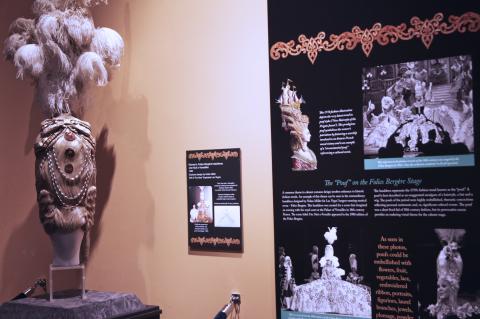 Nevada State Museum exhibit Les Folies Bergère: Entertaining Las Vegas, One Rhinestone at a Time