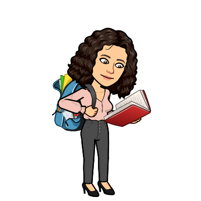 Cartoon Jade with backpack and reading a book