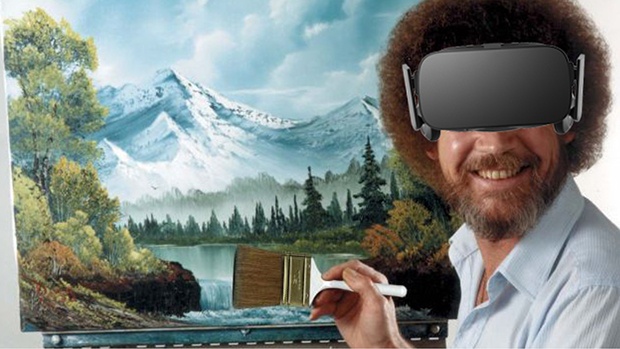 Virtual Reality Painting With Bob Ross