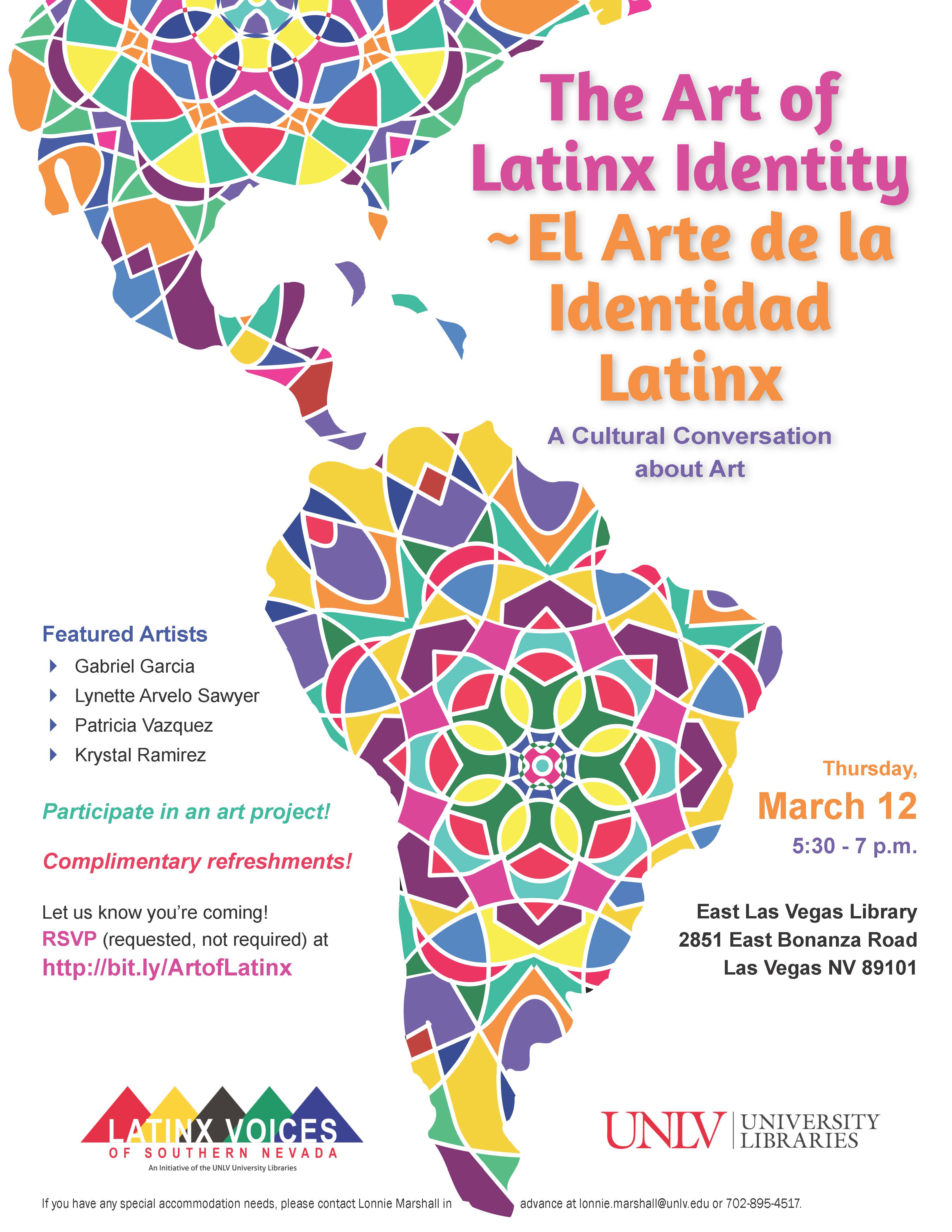 The Art of Latinx Identity ~ El Arte de la Identidad Latinx: A Cultural Conversation about Art