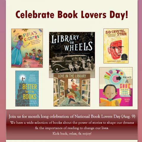 Book Lovers Day Curated Book Display Poster
