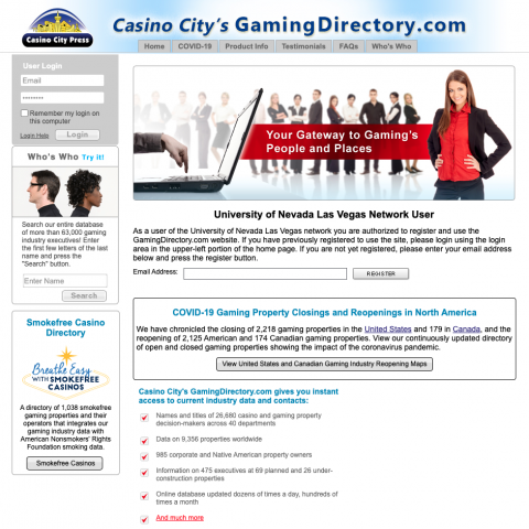 Gaming Directory Homepage