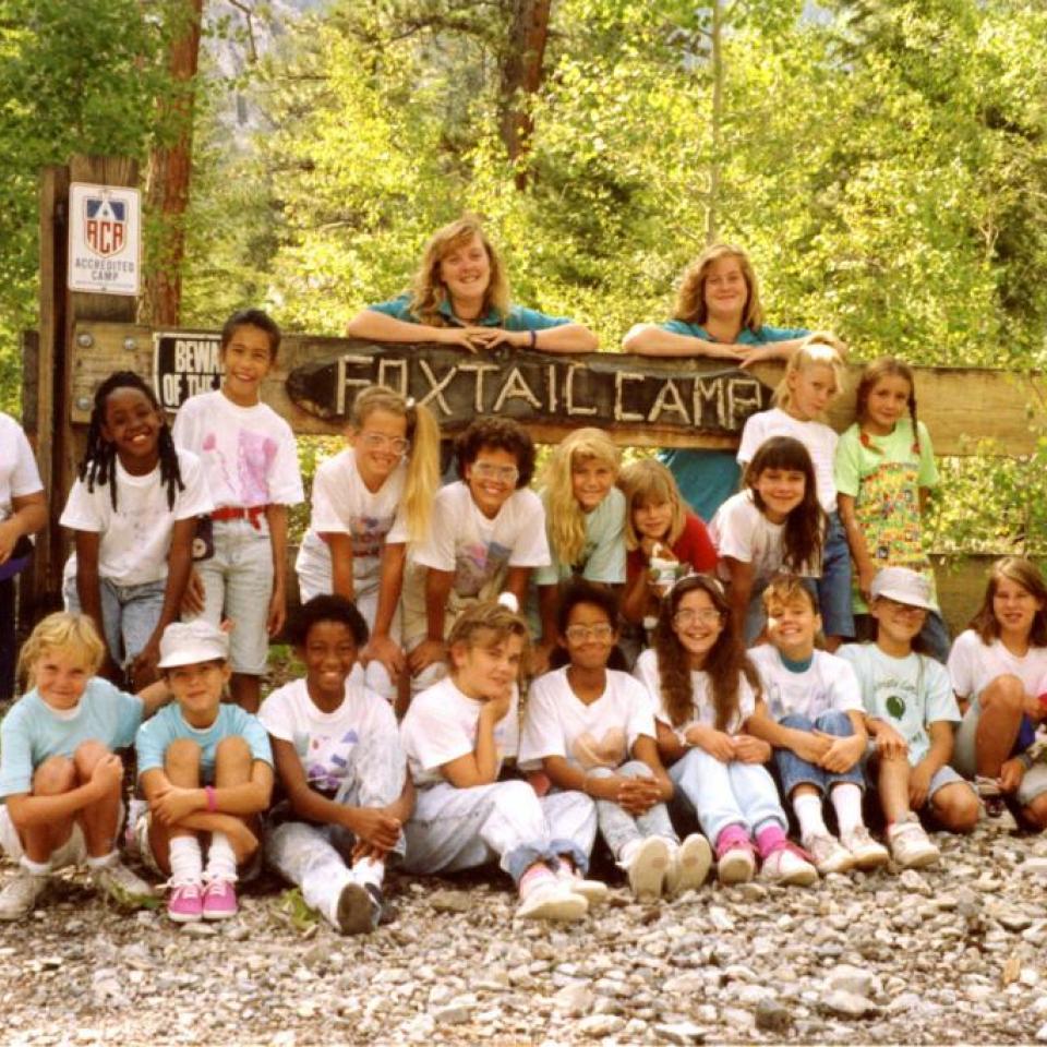 Girl Scouts at Camp Foxtail, Nevada, 1994. Frontier Girl Scouts Records, 1944-1999. MS-00421. Special Collections, University Libraries, University of Nevada, Las Vegas. Las Vegas, Nevada.