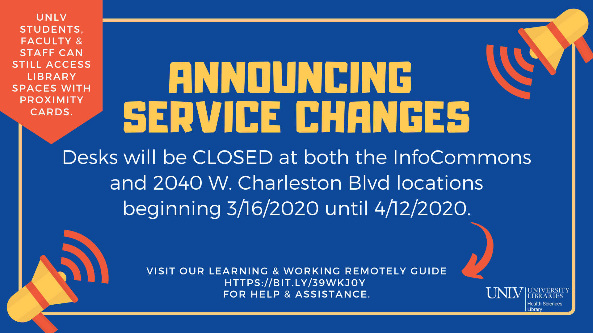 Service Desk Changes Unlv University Libraries