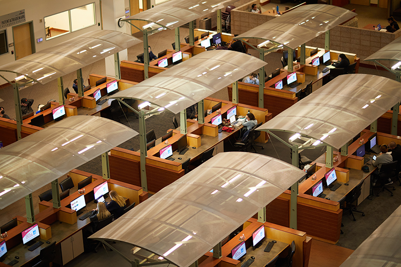 Computers in Lied Library