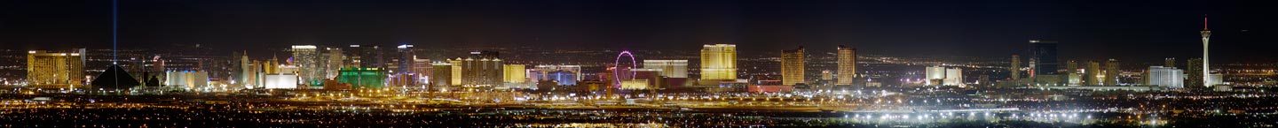 Photograph of Las Vegas skyline
