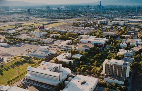 Photograph of campus, 1997