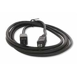 Black firewire cable (4 pin to 9 pin)