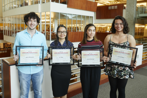 James Marmaduke, Ei Myint, Karsyn Wilson, and Aariel Armstrong. (Not pictured is Kassidy Whetstone)