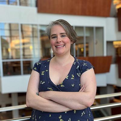 Portrait of Sarah Quigley in Lied Library