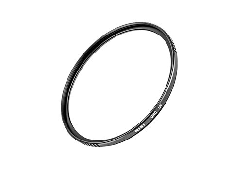49mm circular lens filter that attaches on top of camera lenses.