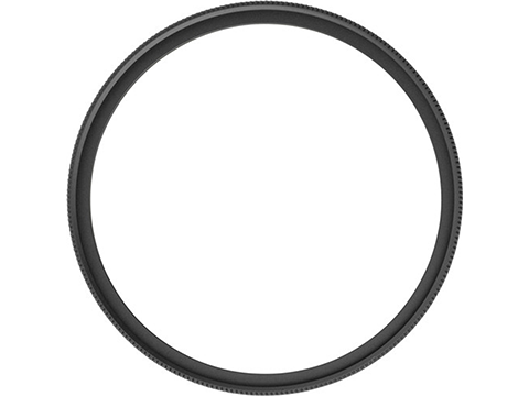 72mm circular lens filter that attaches on top of camera lenses.