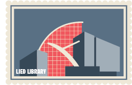 Postage stamp of Lied Library