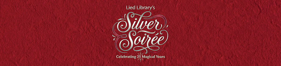 Lied Library's Silver Soirée logo