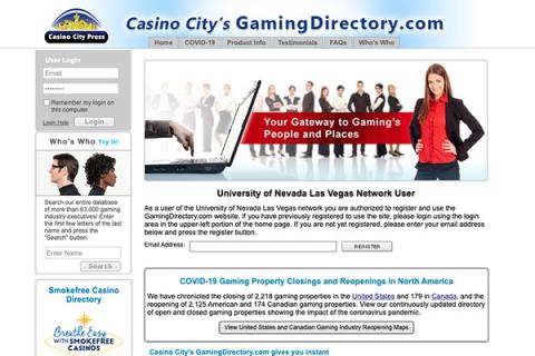 Gaming Directory Homepage