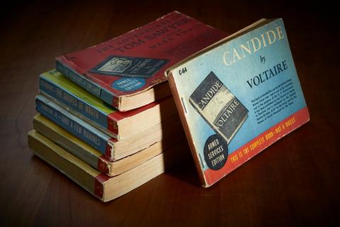 Candide and other Armed Services Editions from the C and D series, UNLV Libraries