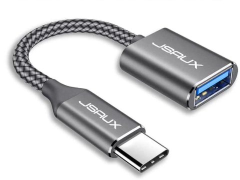 USB-C adapter tip with a HDMI port at the other end.