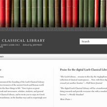Loeb Classical Library Screenshot