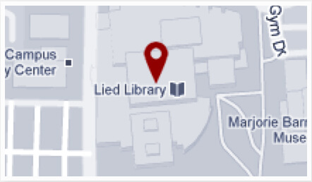Lied Library map